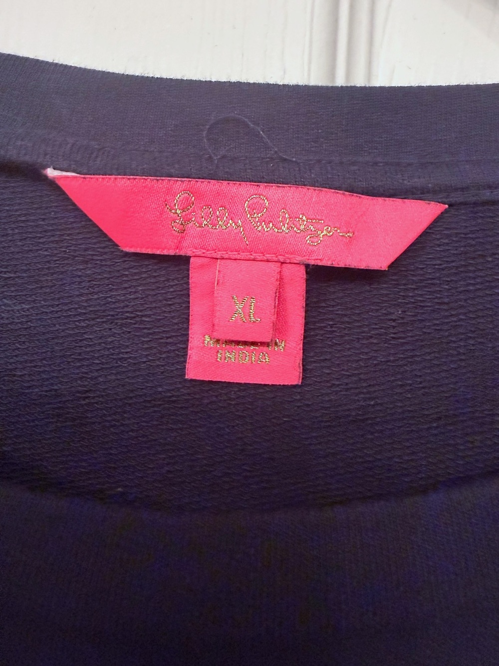 Lilly Pulitzer Navy Rami embroidered pullover sweatshirt - Picture 3 of 4